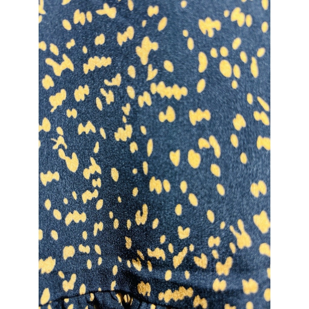 Shein Dress Women's M Black and Tan Leopard Print Patterns V-Neck Short Sleeve - Picture 6 of 16
